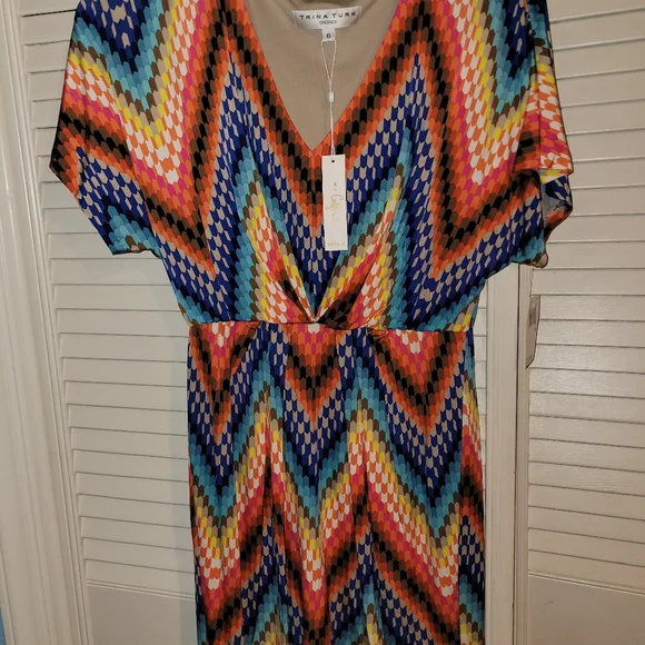 Nwt Trina Turk dress size 6 - Picture 1 of 7